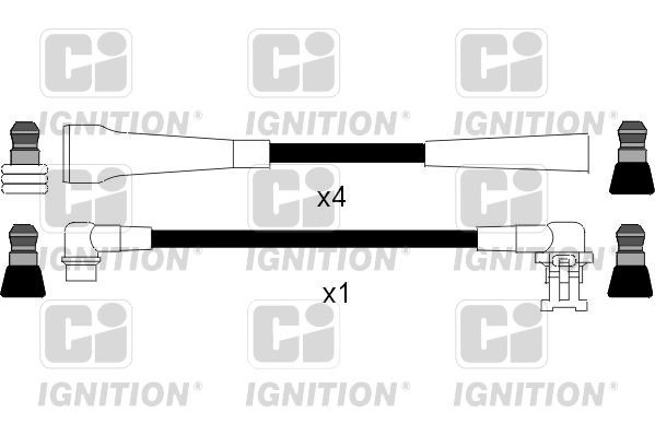 Fios de alta voltagem, kit para Renault Trafic I TXW